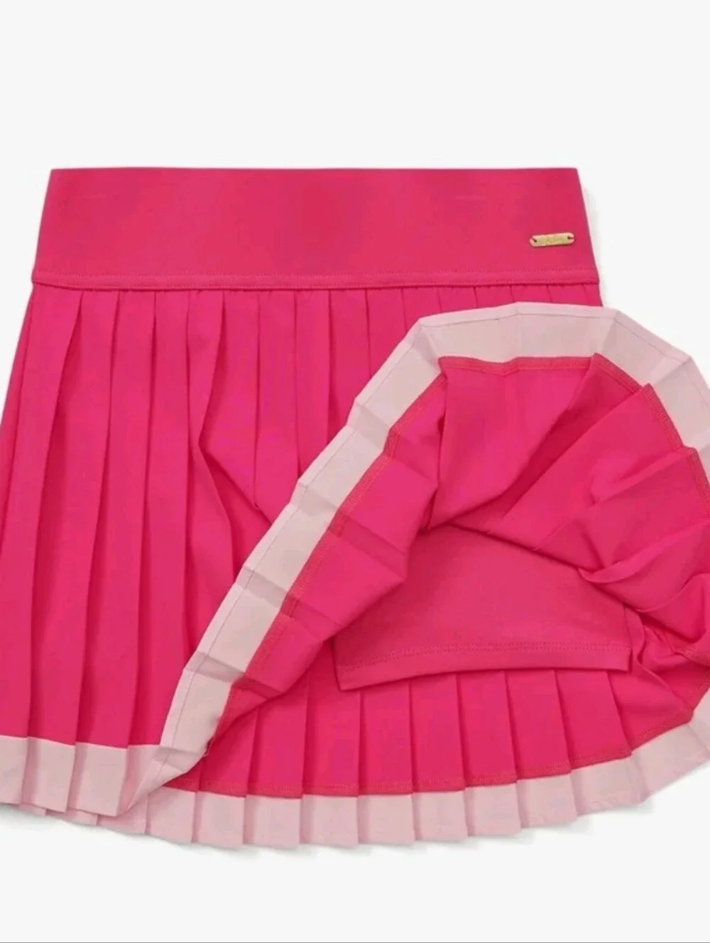 Justice Girl's Colorblock Pleated Active Skort,